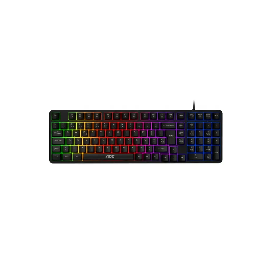 Teclado USB AOC GK116B/16 Negro