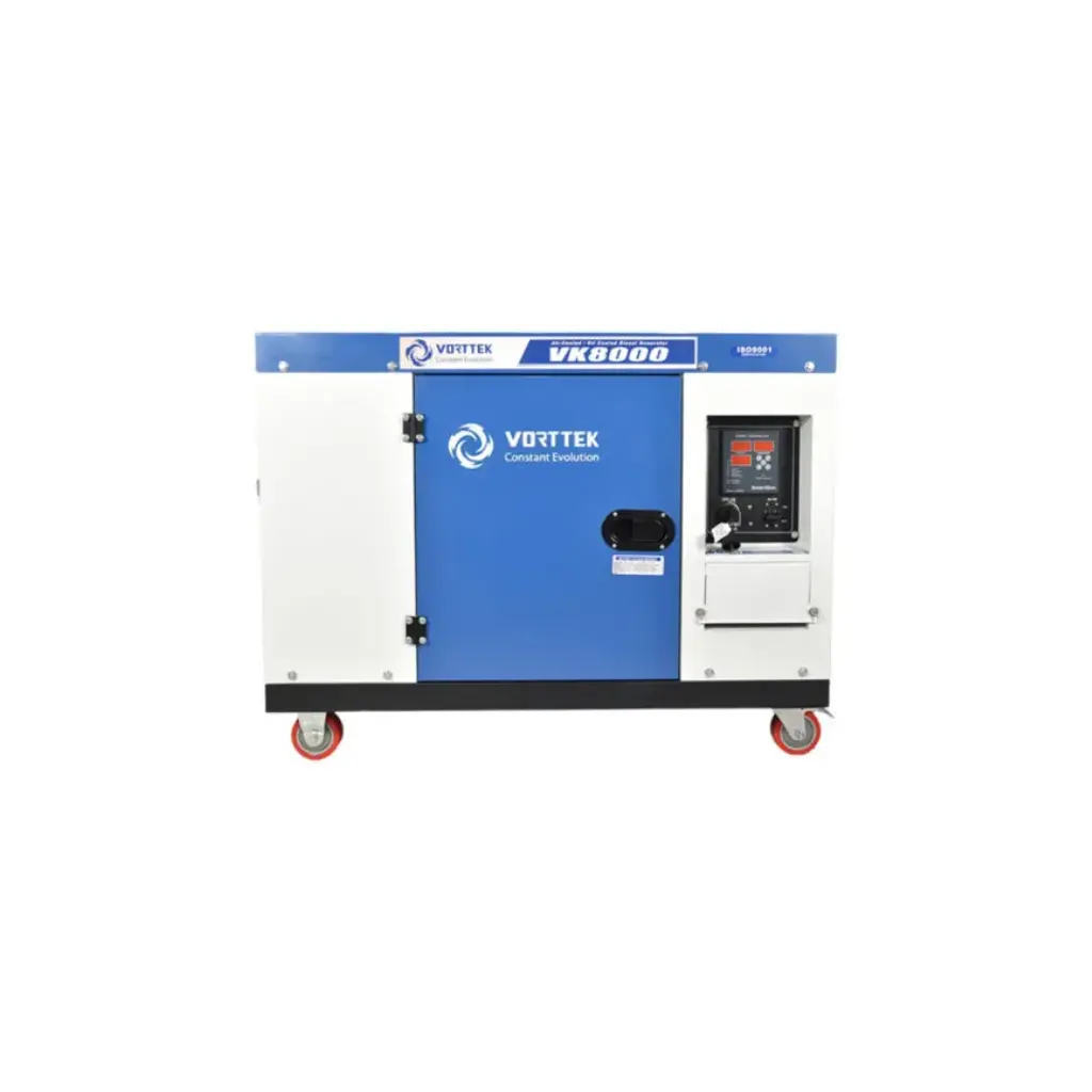 SUPER OFERTA 37 - Generador de Energia Vorttek 8KW VK8000 Diesel 220/110V C/Transferencia Automatica Incluida INSTALACION INCLUIDA EN SPS