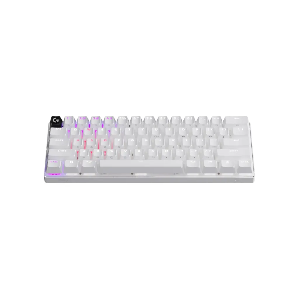 Kit de Teclado Inalambrico Logitech PRO X60 Tactile 60% Mecanico Blanco 920-011921