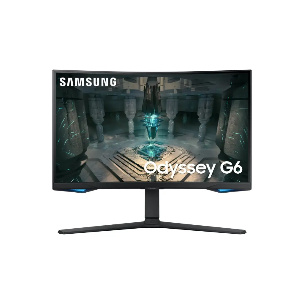Monitor LED 27" Gamer Samsung Odyssey G6 Curvo | QHD/2K 240Hz 1ms SmartThings (1xDP/2xHDMI/1xRJ45) LS27BG652ENXGO