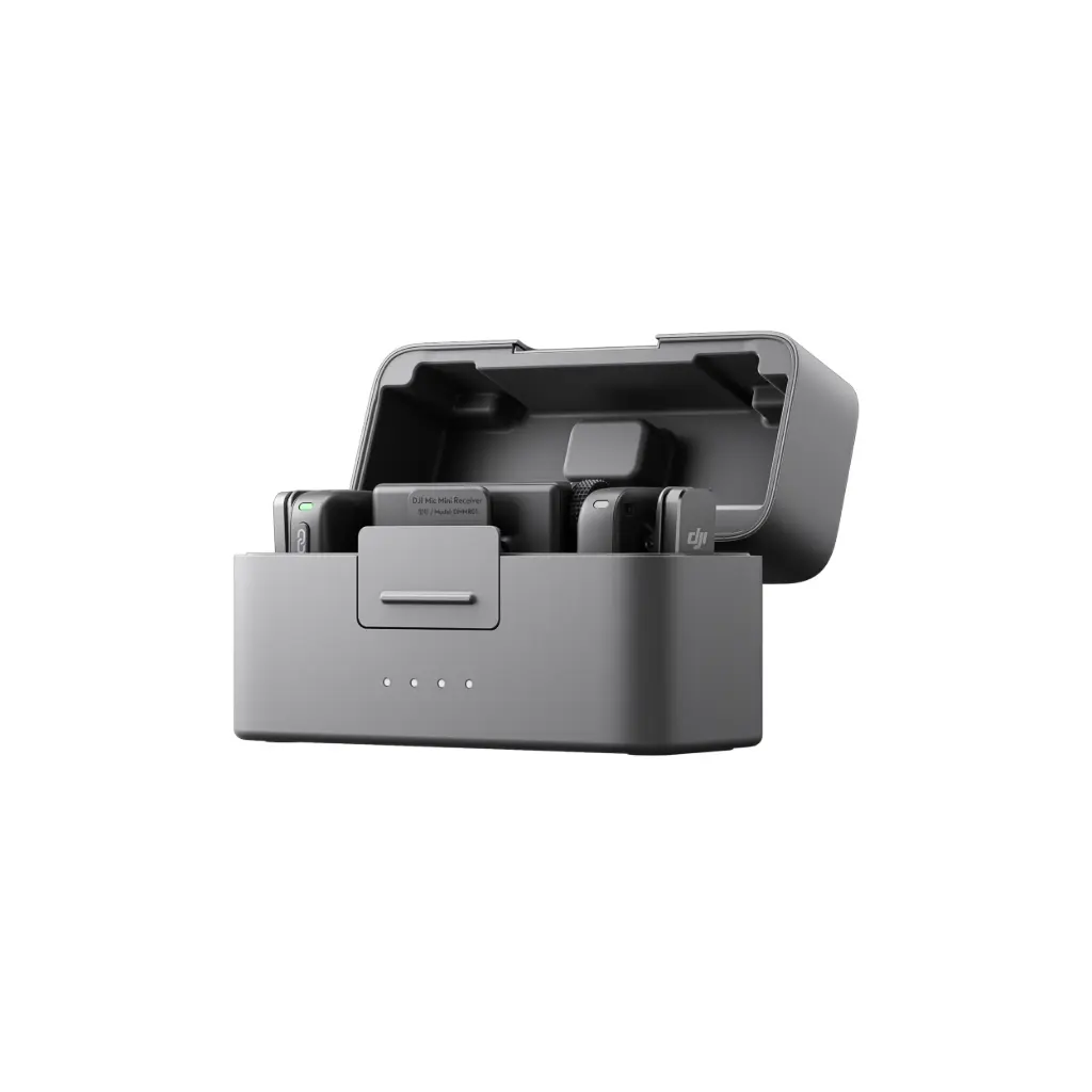 Microfono Inalambrico DJI Mic Mini (2 TX + 1 RX) + Estuche de Carga DM3005