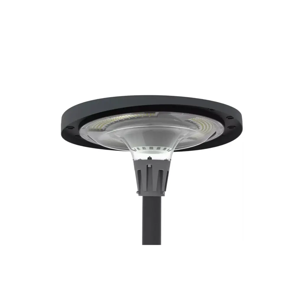 S/Lampara Solar Jardin LED RGB Explorer Warrior 1200W MJ-EW1200 + Poste 4M - LIQUIDACION SIN CAJA