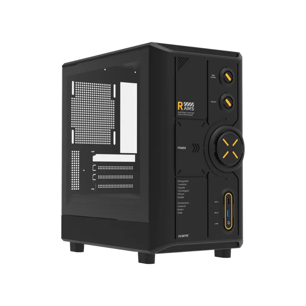 Computadora de Escritorio Gamer Alseye RAMS 2.0 Negro | AMD Ryzen 7 5700G | 16GB RAM | SSD 1TB | W11 Pro 240-B