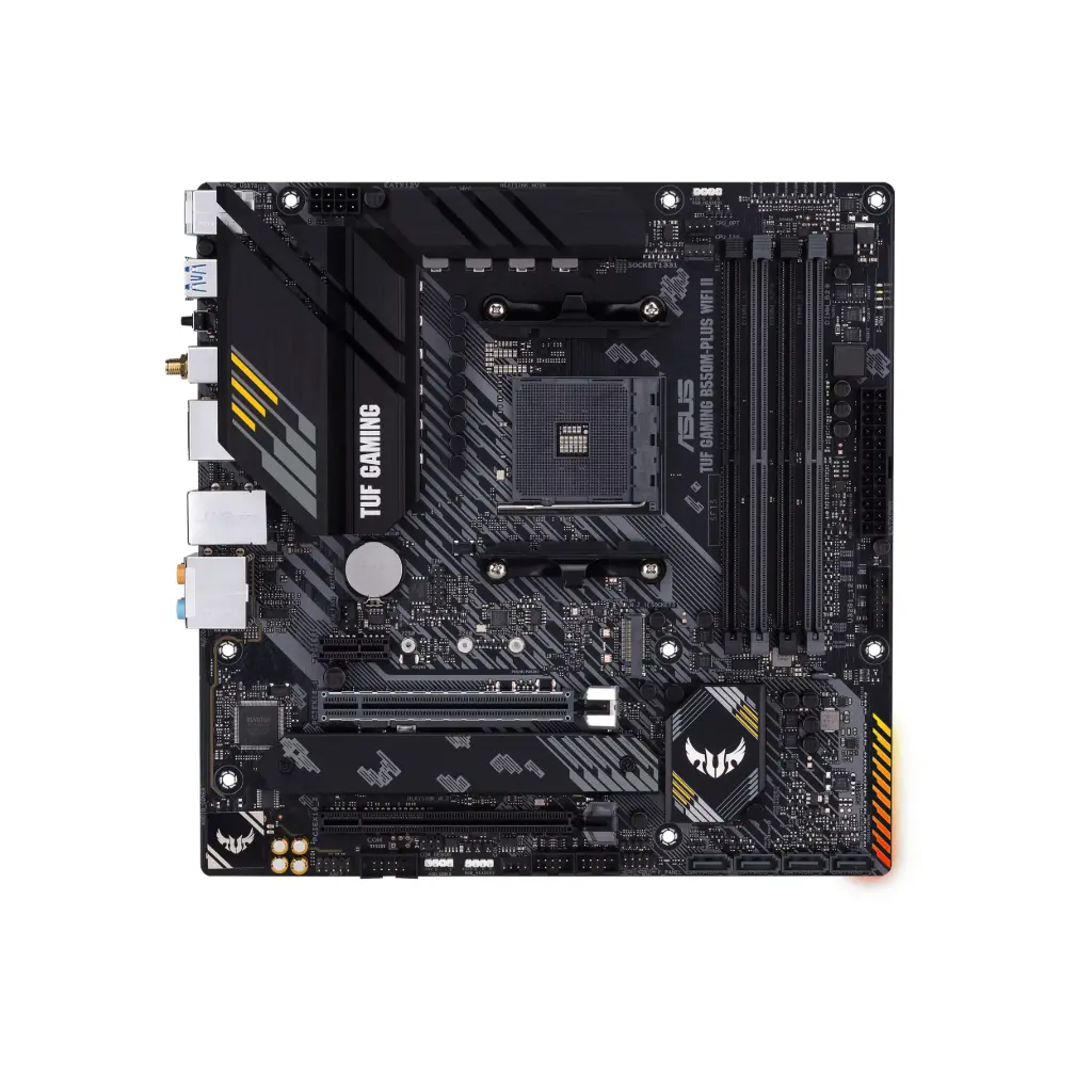 Tarjeta Madre PC AM4 ASUS ASUS TUF GAMMING B550M-PLUS WIFI II AM4 M-ATX DDR4 90MB19Y0-M0AY0