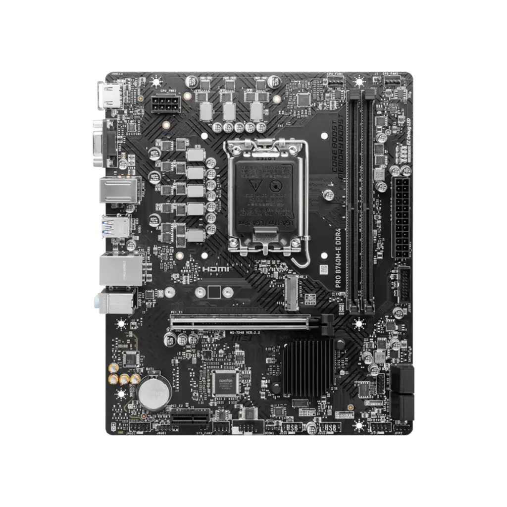 Tarjeta Madre PC LGA1700 MSI B760M-E DDR4 M-ATX 911-7D48-061