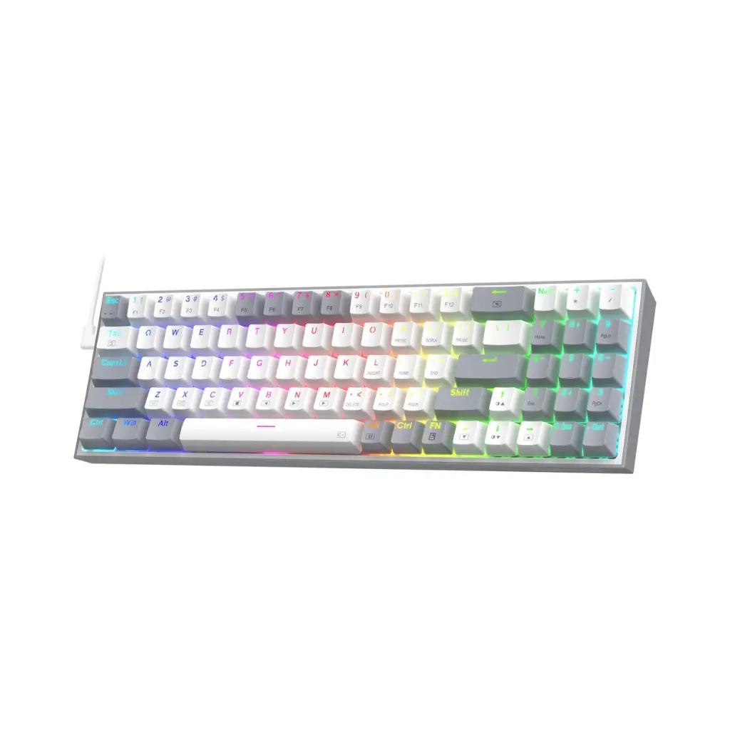 Teclado USB RGB Redragon POLLUX K628WG RGB Ingles