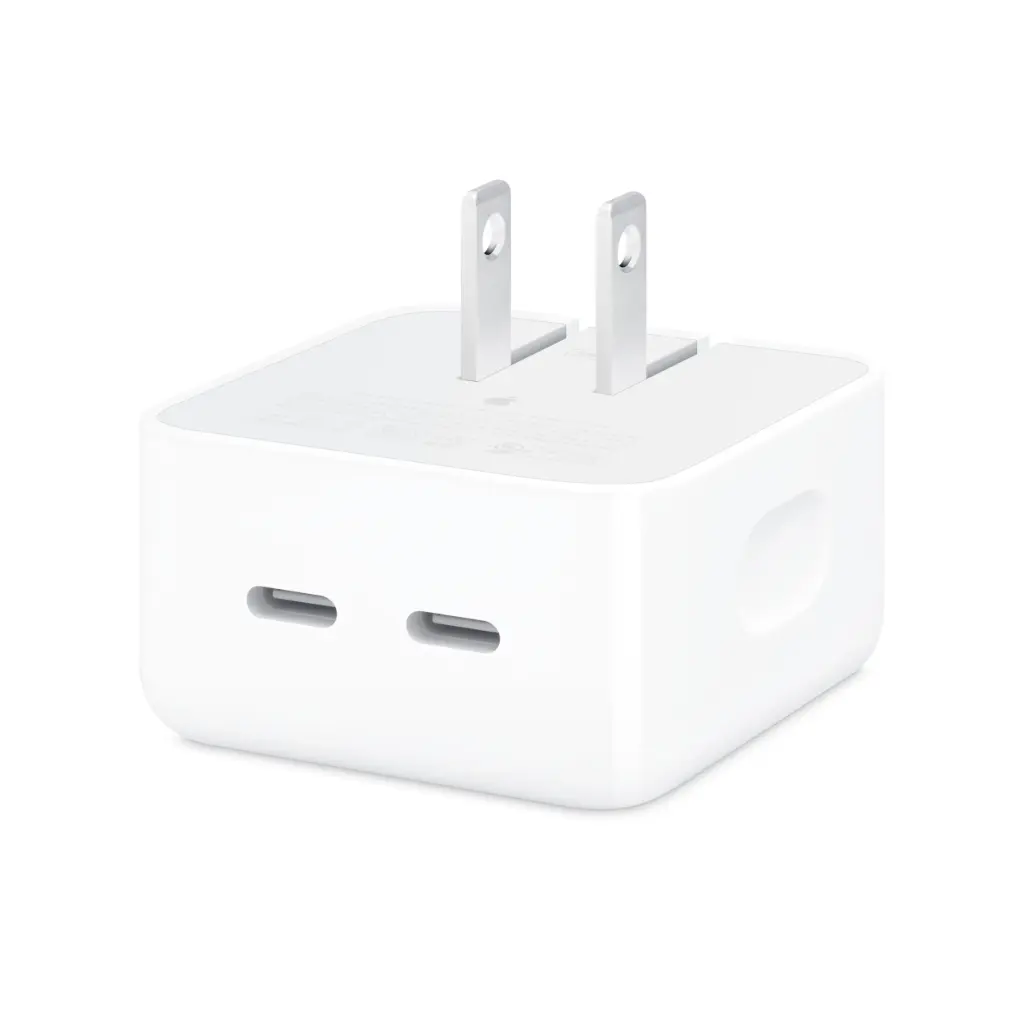 Cargador de Pared Apple 35W | Dual USB-C | A2571 | MW2H3AM/A