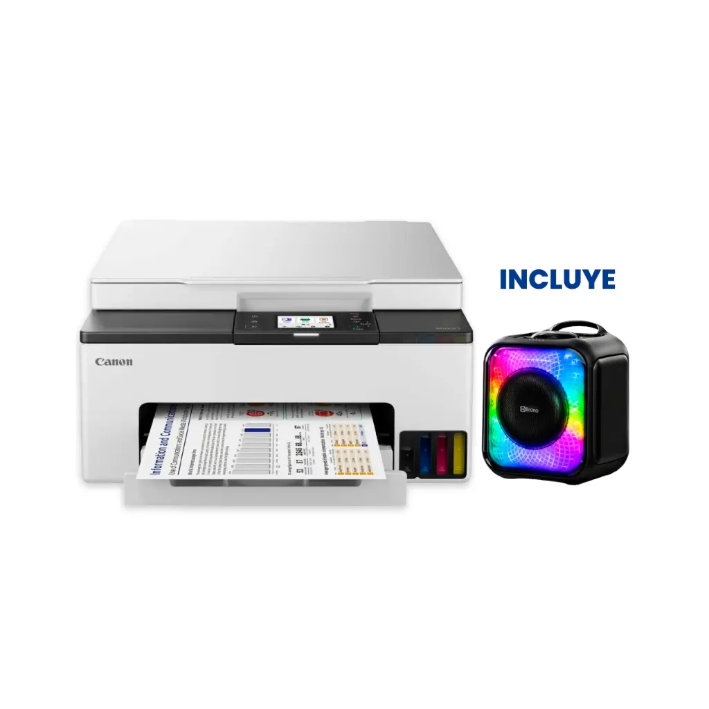 OFERTA SEPTIEMBRE 2026 - Impresora Canon Maxify GX1010 + Parlante BT Bruno BR-662