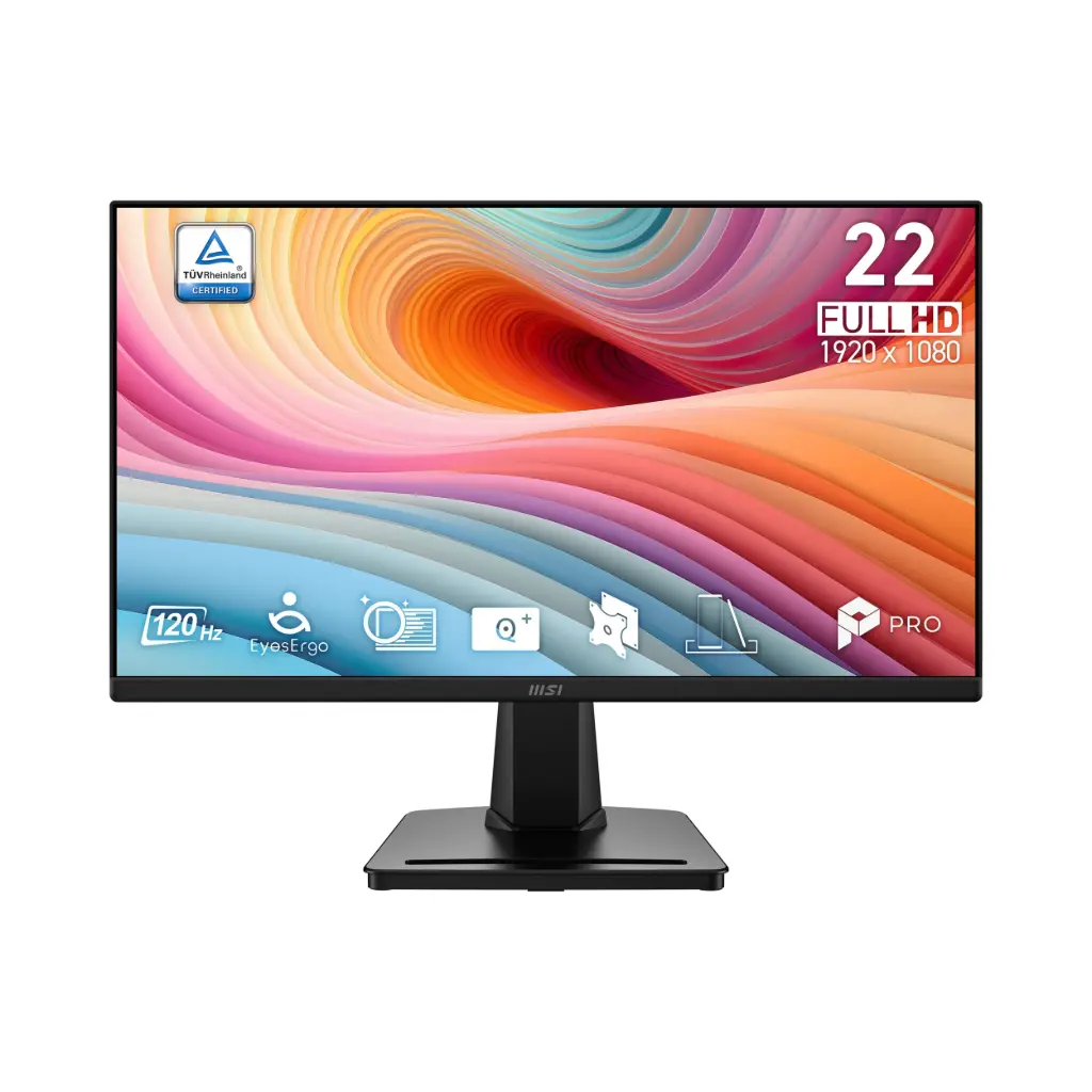 Monitor LED 22" MSI Pro MP225 E12VL | FHD 120Hz 4ms | HDMI/VGA 9S6-3PE0CM-024