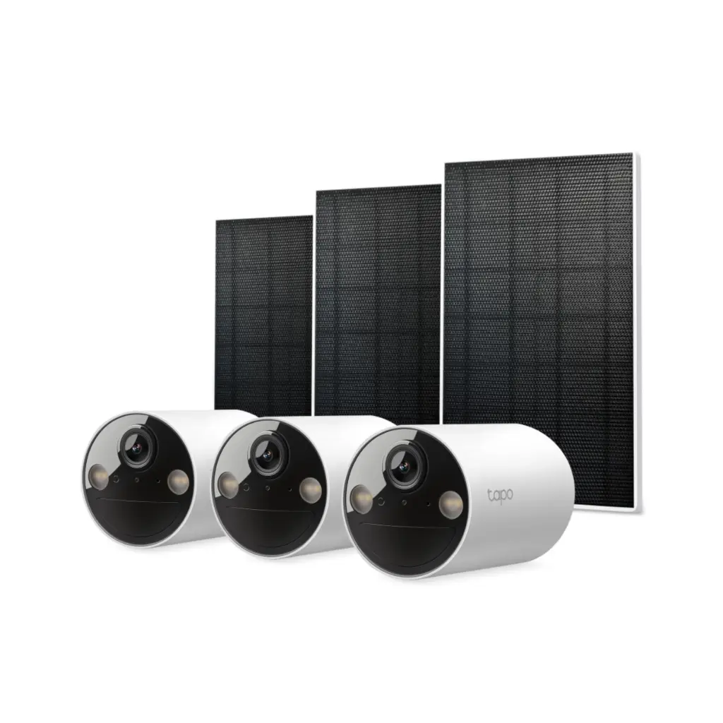 Camara de Vigilancia Inalambrica TPLINK Tapo C402 Kit + Panel Solar (3Pack)