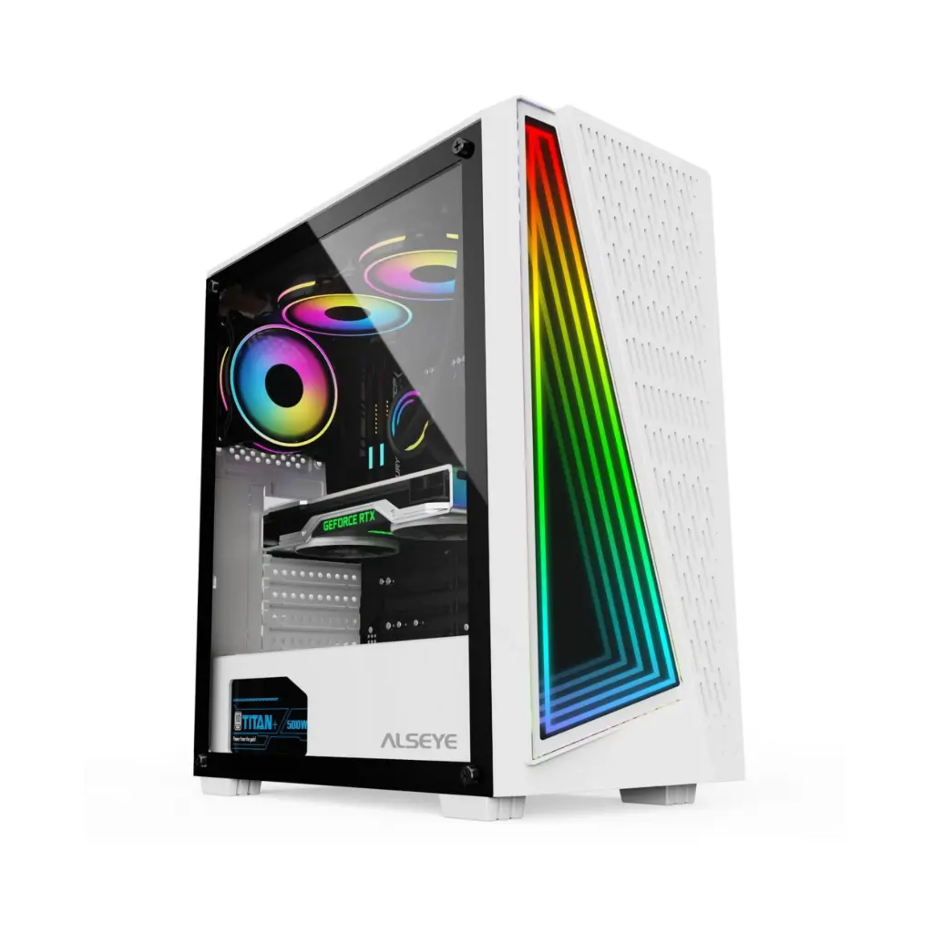 Computadora de Escritorio Alseye | Intel Core i5-12400F | 16GB RAM | SSD 500GB | RADEON RX560 4GB GDDR5 | W11 Pro