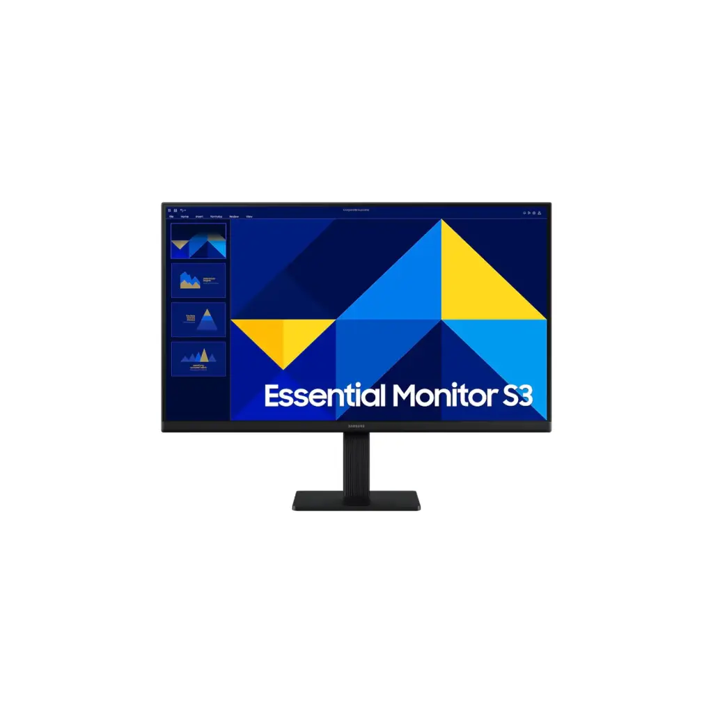 Monitor LED 24" Samsung Essential S3 LS24D300GANXZA 6ms HDMI/VGA 100hz Grado A