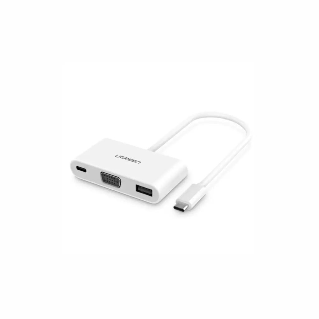 Adaptador USB-C a VGA/USB 3.0/USB Tipo C Ugreen 30376