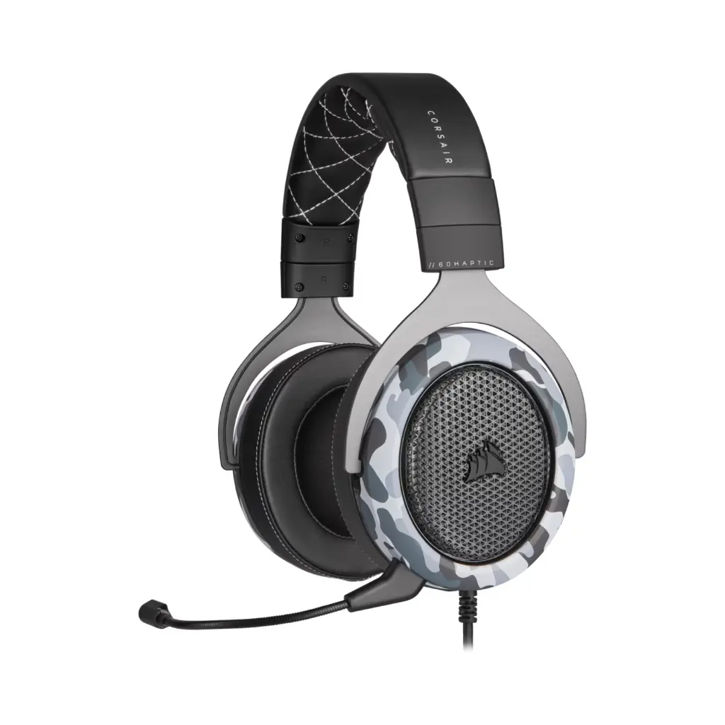 Audifono C/Microfono USB Corsair HS60 Haptic Artic Camo CA-9011225-NA