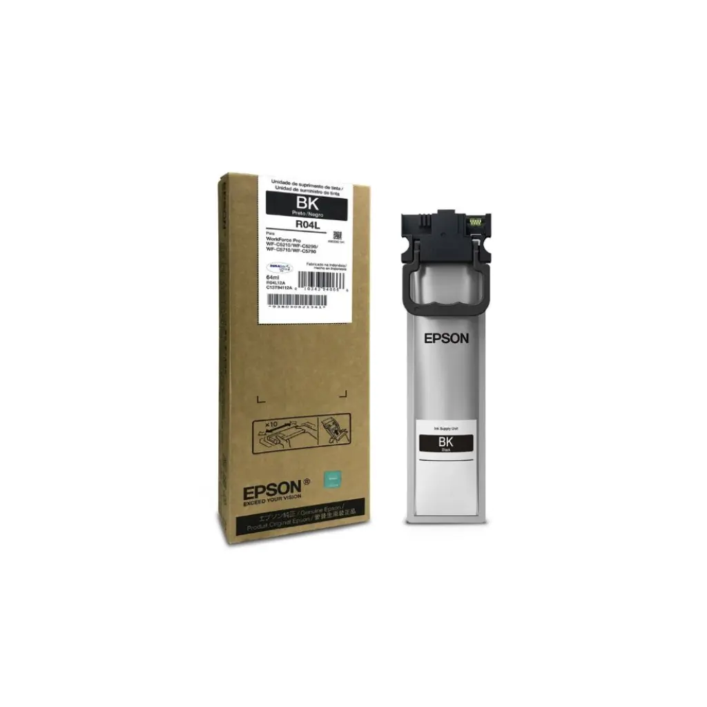 Bolsa de Tinta Epson T941 Negra R04L Durabrite WF-C5790 64ML