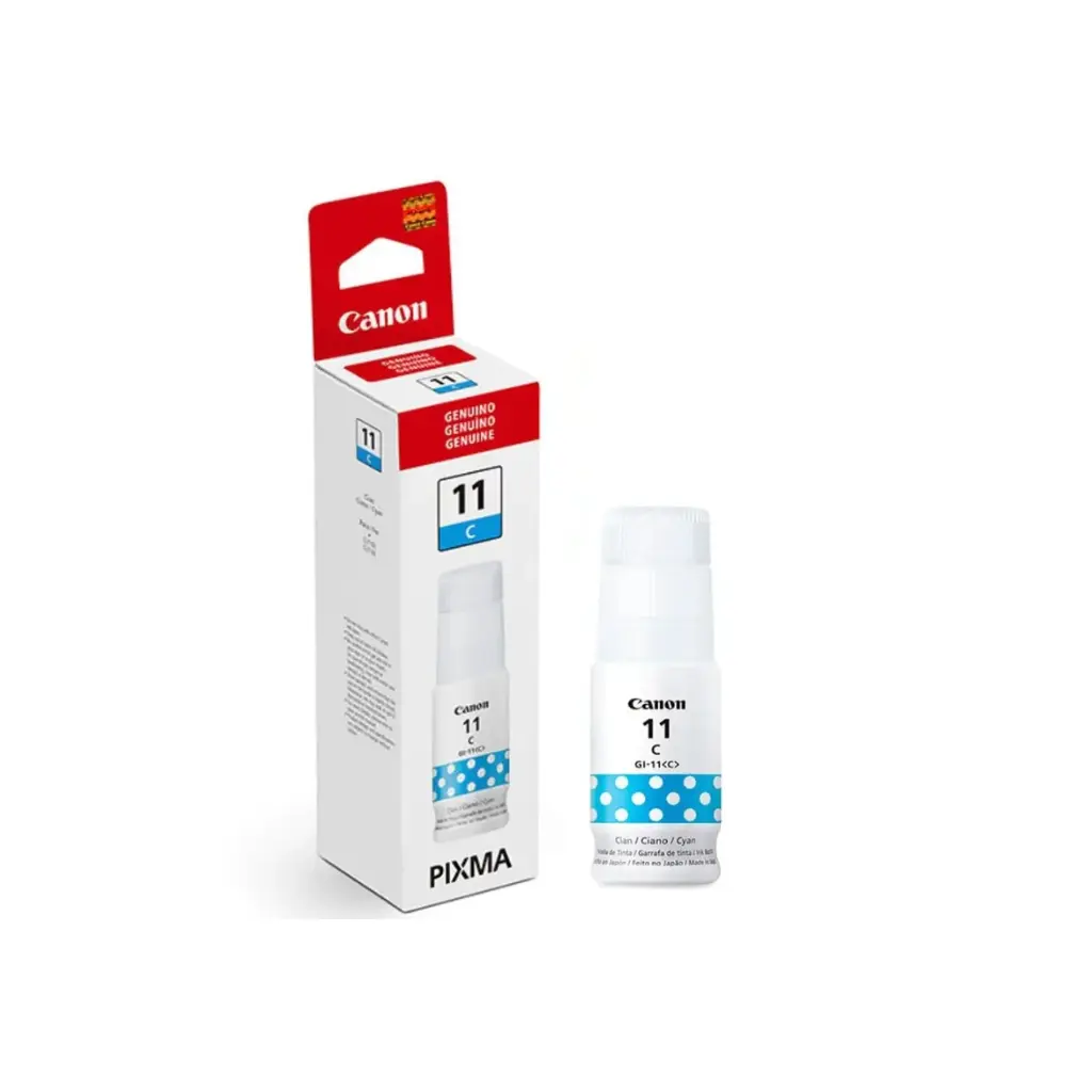 Bote de Tinta Canon GI-11 Cyan 70ML G2160/G3160 Compatible con GI-20 G3270