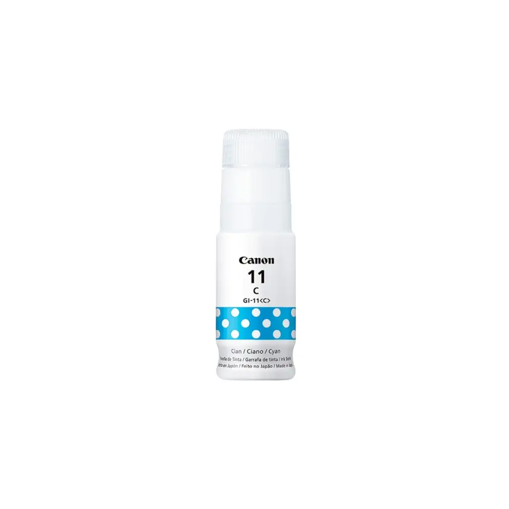 Bote de Tinta Original Canon GI-11 Cyan 70ML G2160/G3160 Compatible con GI-20 G3270
