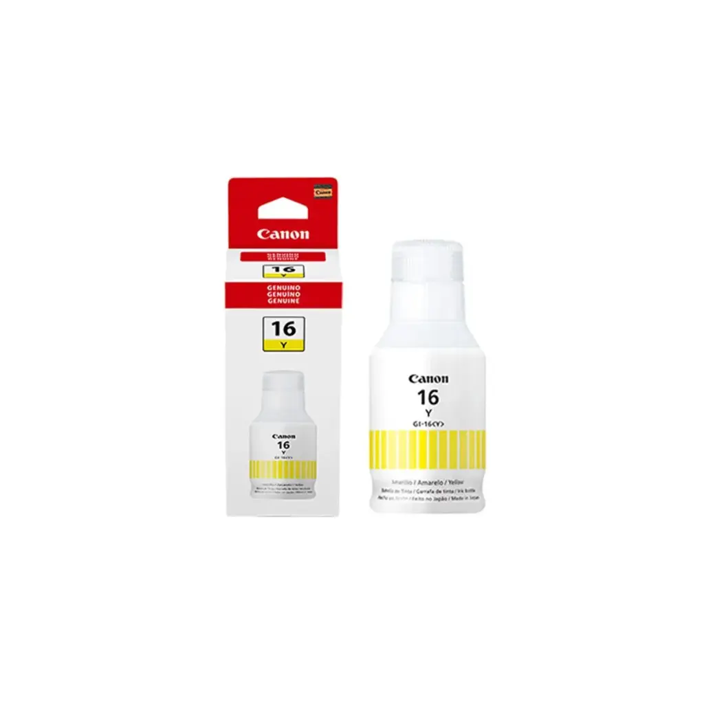 Bote de Tinta Canon GI-16BY Amarillo 135ML GX7010