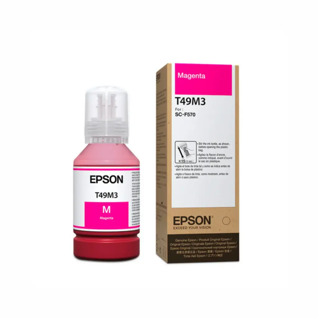 Bote de Tinta Epson Magenta Sublimacion T49M3 F170 140ML