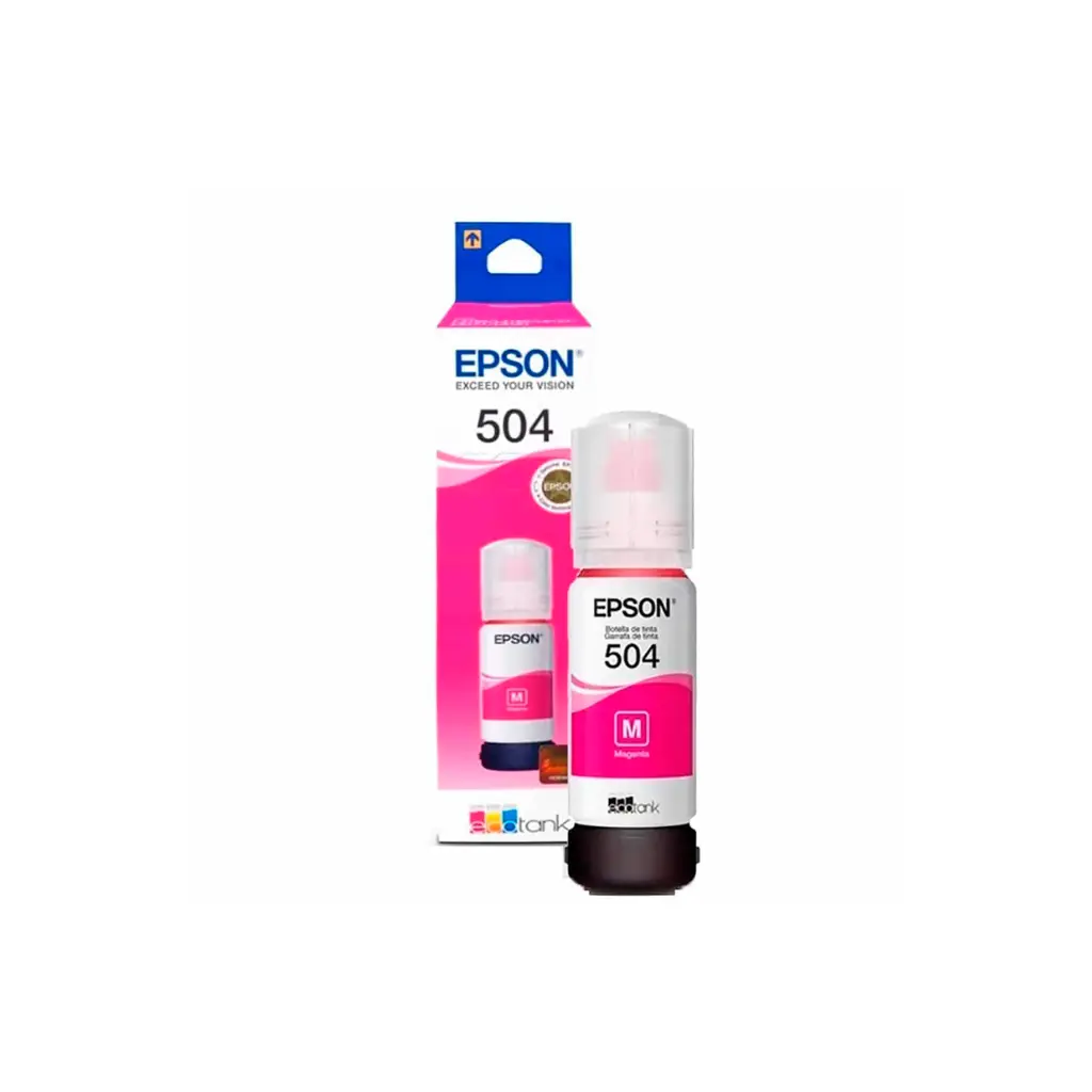Bote de Tinta Epson Magenta T504 L4150 L4160 L14150