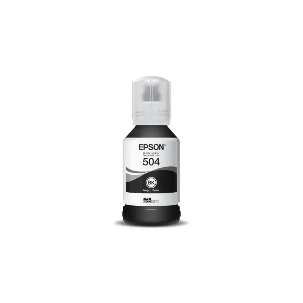 Bote de Tinta Epson Negro T504 L4150 L4160 L14150