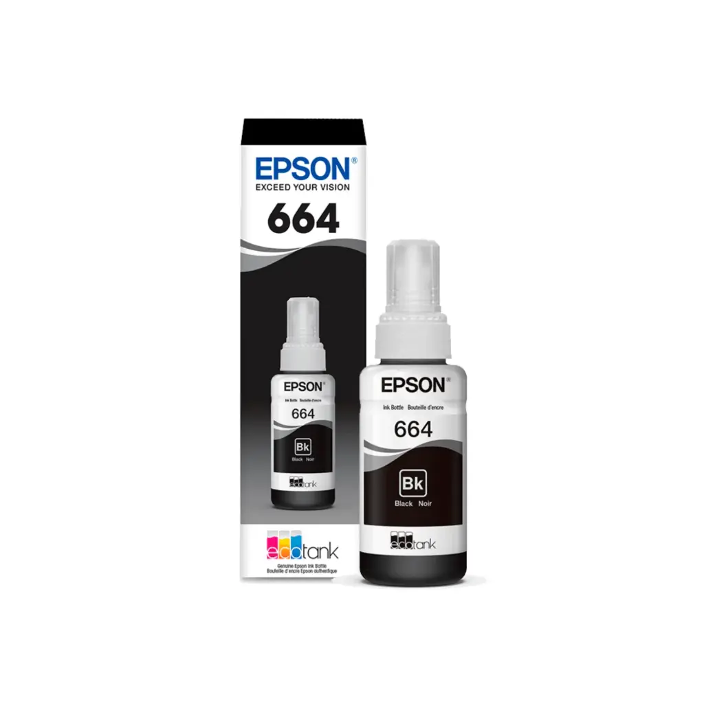 Bote de Tinta Epson Negro T664120 L200