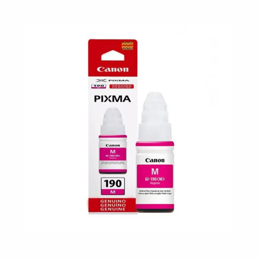Bote de Tinta Original Canon GI-190M Magenta 70ML