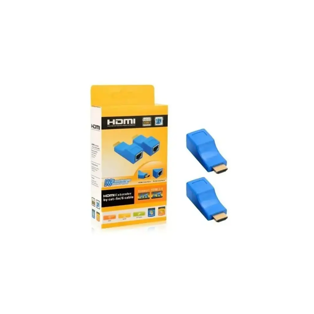 Extender HDMI 30Metros por Cable UTP 1RJ45 Cat6