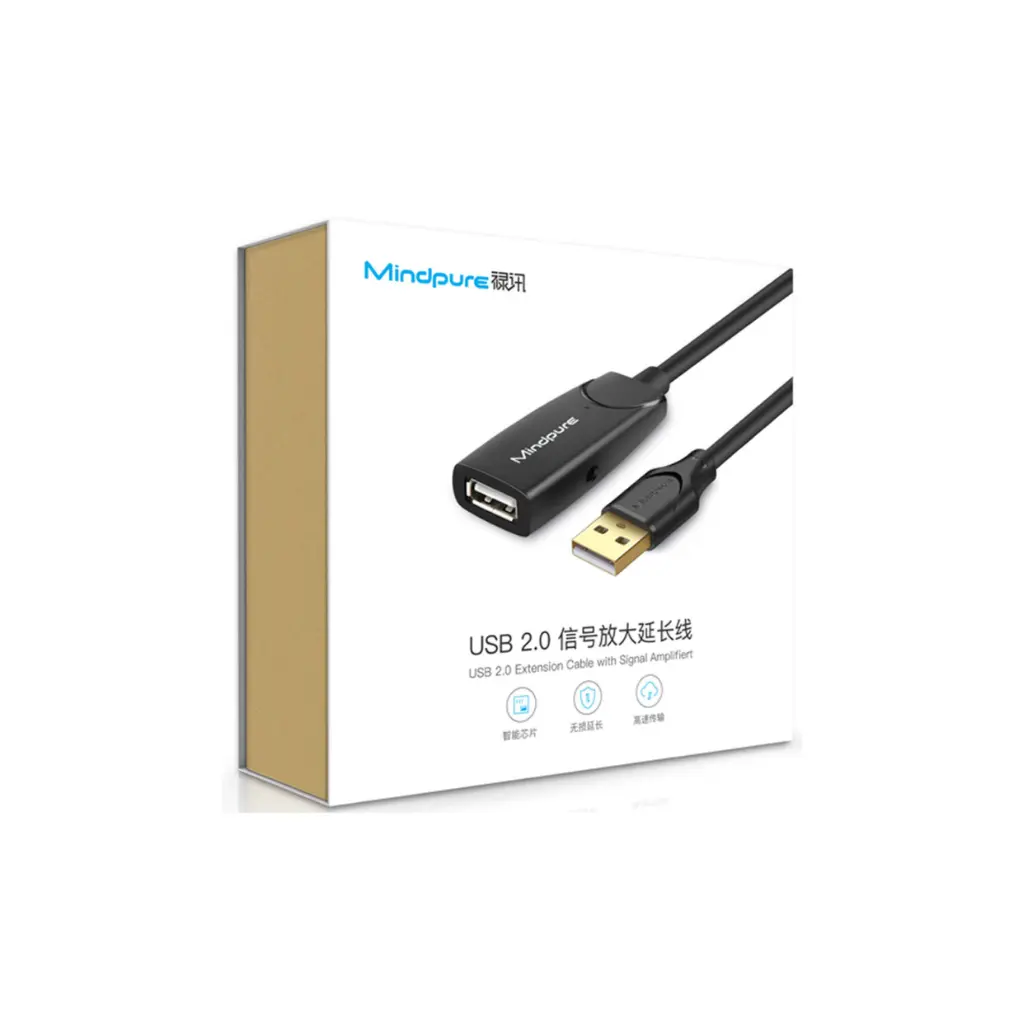 Extension USB 2.0 Macho-Hembra 20M Mindpure LX10256