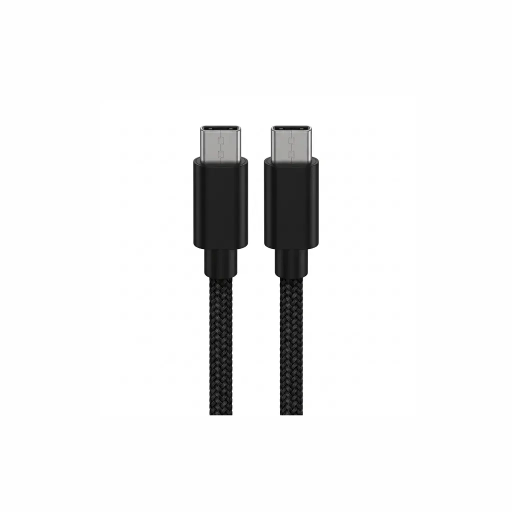 Cable USB-C a USB-C Negro Gen 1M