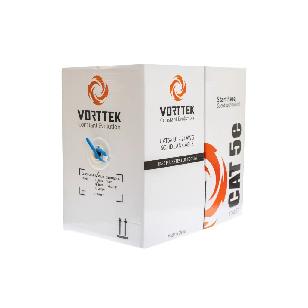 Caja de Cable UTP Cat5e Vorttek VK-17003 NTG