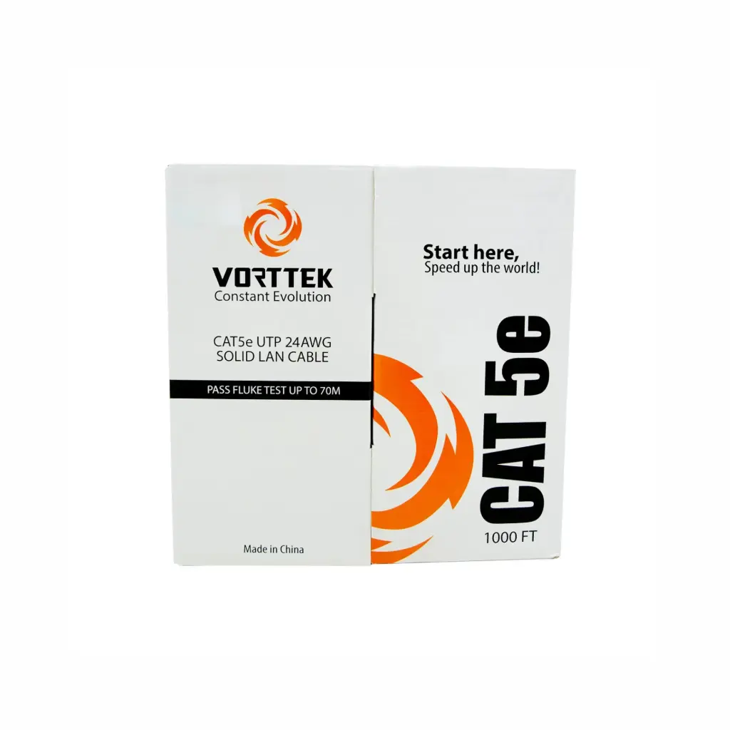 Caja de Cable UTP Cat5e Vorttek VK-17003 NTG