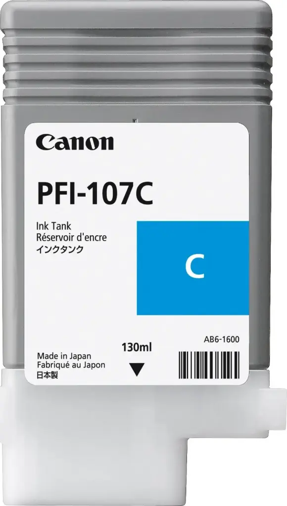 Cartucho Original Canon PFI-107C Cyan 130 ML