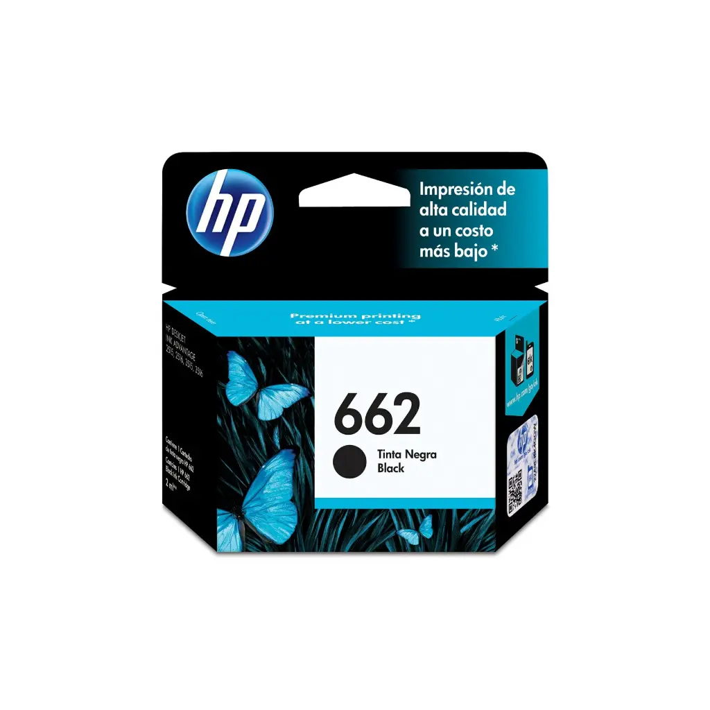 Cartucho Original HP 662 Negro CZ103AL N/D