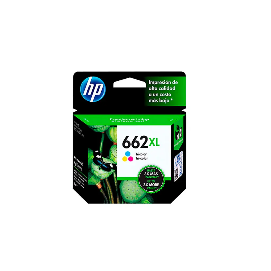 Cartucho Original HP 662XL Color CZ106AL N/D