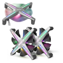 Kit de Ventiladora Case 120mm ALSEYE X12 3Fan RGB Gris