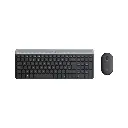 Kit de Teclado y Mouse Inalambrico Slim Logitech MK470 Negro 920-009266 Español