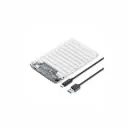 Caja SATA 2.5" USB-C Orico 2139C3-V1-CR-EP Transparente