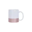 Sub/Taza de Ceramica para Sublimacion Spectra Rosado 11oz/330ml Brillantina Inferior SP11GT-3-P