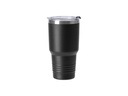 Vaso Spectra Acero Inoxidable Negro 22oz/650ml Tapa Transparente para grabado Laser SP103PS-900BK