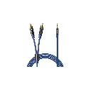 Cable de Audio 3.5mm Macho a 2RCA 5 Metros Orico AXRM-50-BL-BP Azul