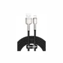 Cable USB a Lightning Baseus Cafule Series CALJK-B01 Negro
