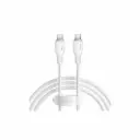 Cable USB-C a USB-C Baseus Pudding Series Fast Charging P10355702221-B2 2m Blanco