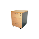 Gavetero Bruno BR-P04 400 x 400 x 640MM Beige / Gris