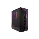 Case P/Computadora Vorttek Essential VK-i10 RGB Negro + 1 Ventiladora RGB