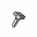 Transmisor FM Bluetooth Wekome WP-C62 2 USB + USB-C Negro