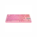 Teclado USB Eagle Warrior RGB 80% Mecanico KGY282U0001C Rosado Español 
