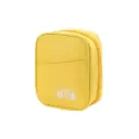 Estuche Organizador de Cables y Cargadores Amarillo