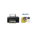 OFERTA JUNIO 2026 - Impresora Canon G3170 Multifuncional + Resma de Papel Bond Carta + Protector de Voltaje VS11020A 120V