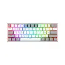 Teclado Inalambrico Bluetooth Redragon FIZZ PRO K616 RGB Switch Blanco con Gris Español